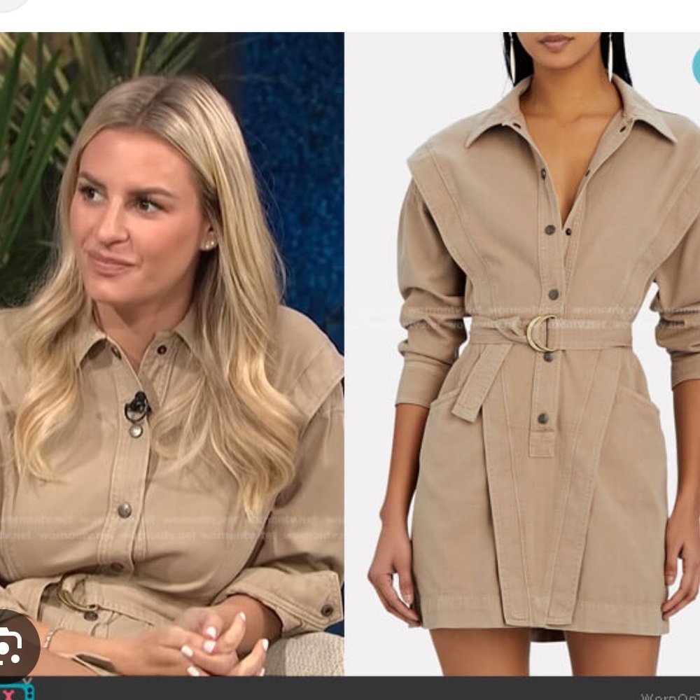 Noam Jeanne Belted Mini Shirt Dress